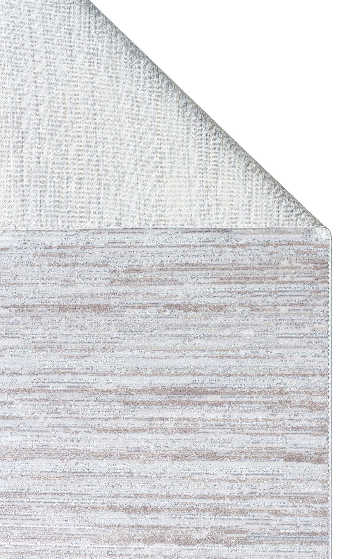 ST 107 LIGHT GREY - SATEEN - Yıkanabilir Kaymaz Tabanlı Hav Vermez Sık Dokuma Modern Halı